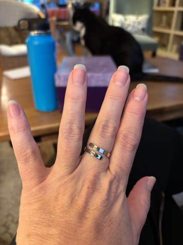 Customer photo review of Just Breathe Ring
