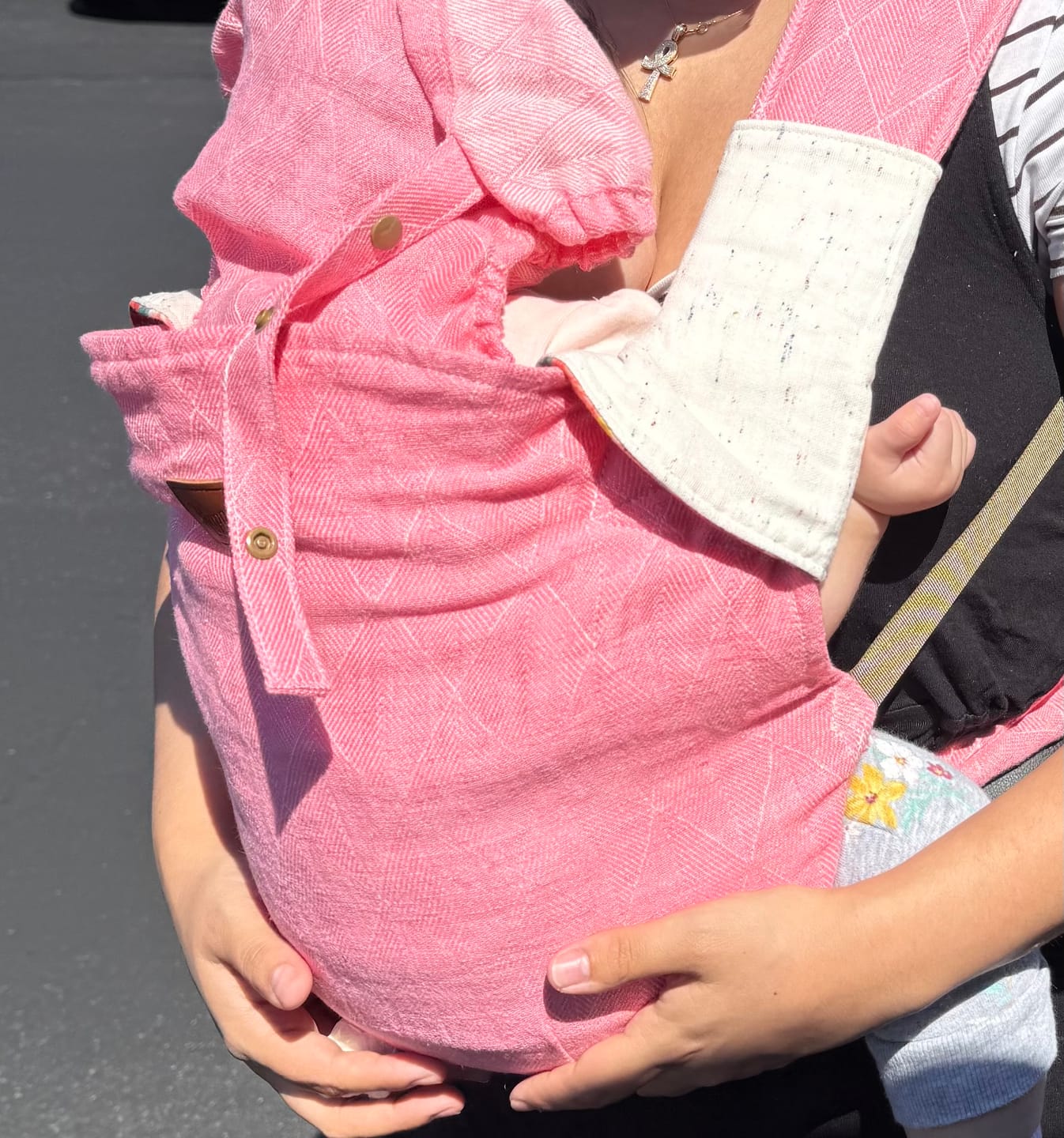Customer photo review of Happy Baby Original Baby Carrier