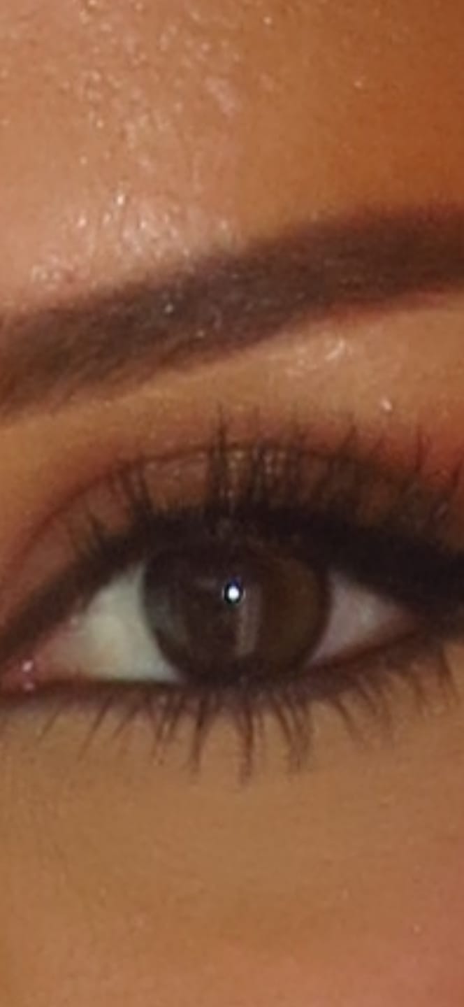 Customer photo review of Olens Glowy Black Monthly Circle Lenses (2p)