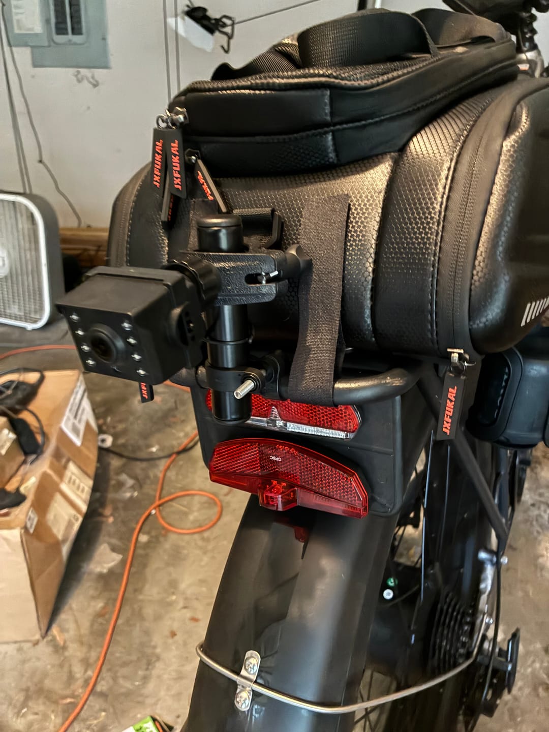 Customer photo review of Vertical Rear Light Mount
