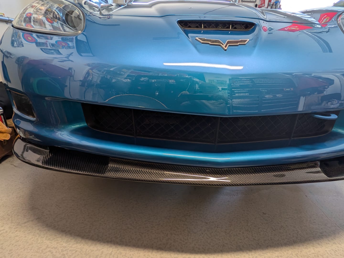 Customer photo review of Corvette C6 Grand Sport / Z06 Front Splitter Lip | ZR1 Conversion Package