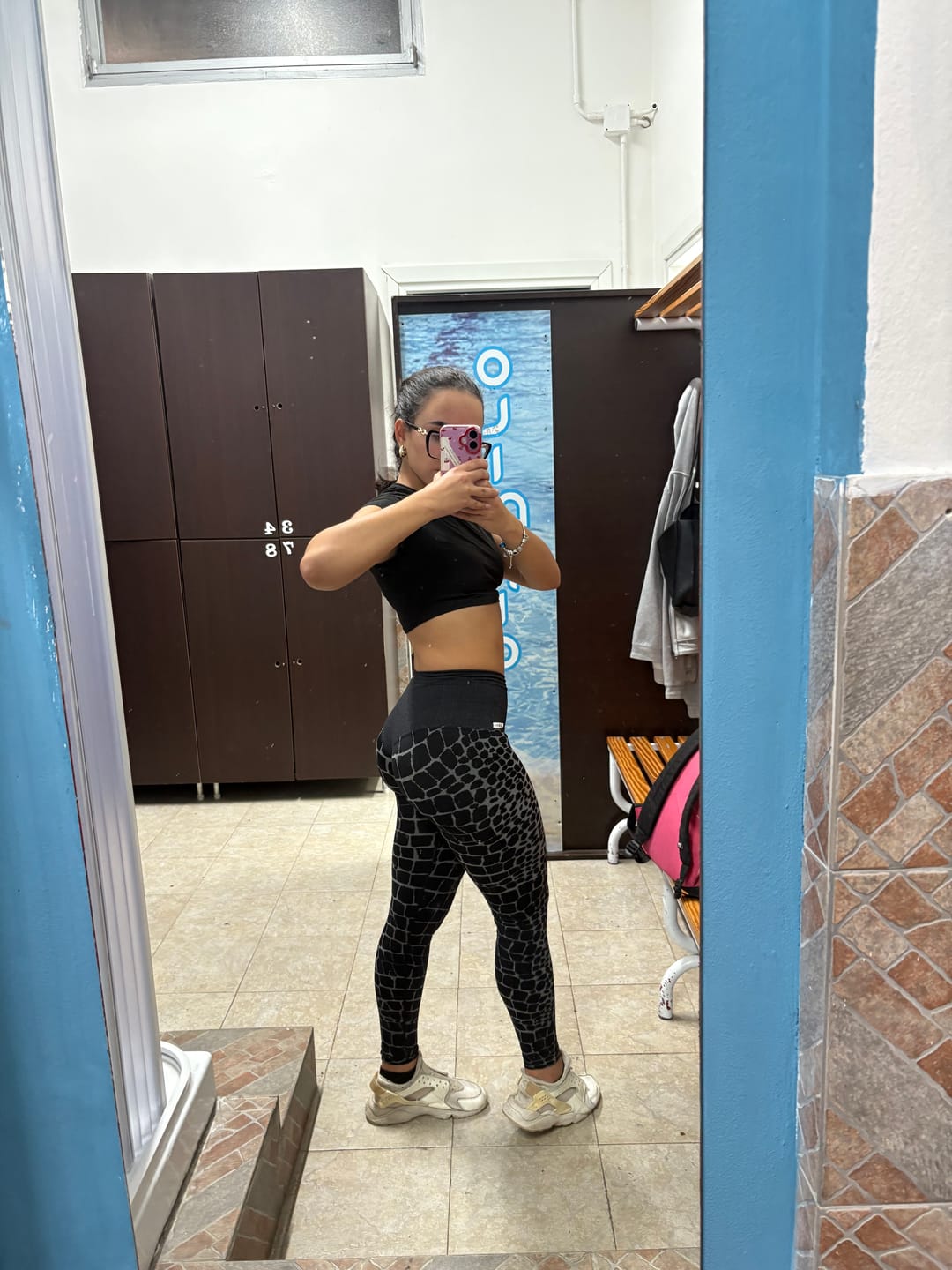 Customer photo review of Leggings Push Up All-Up Cocco Nero