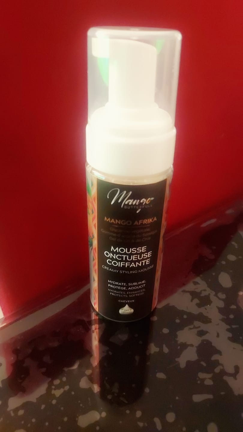 Customer photo review of Mousse coiffante onctueuse - MANGO AFRIKA