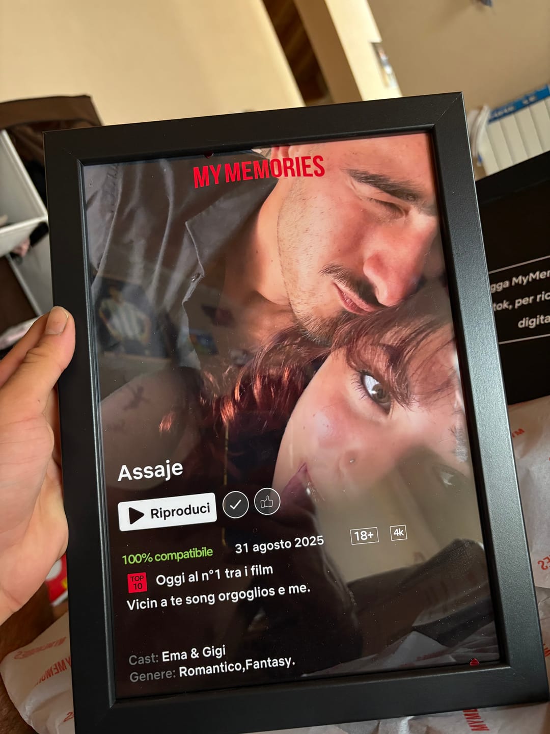 Customer photo review of MyMemories - Poster Netflix