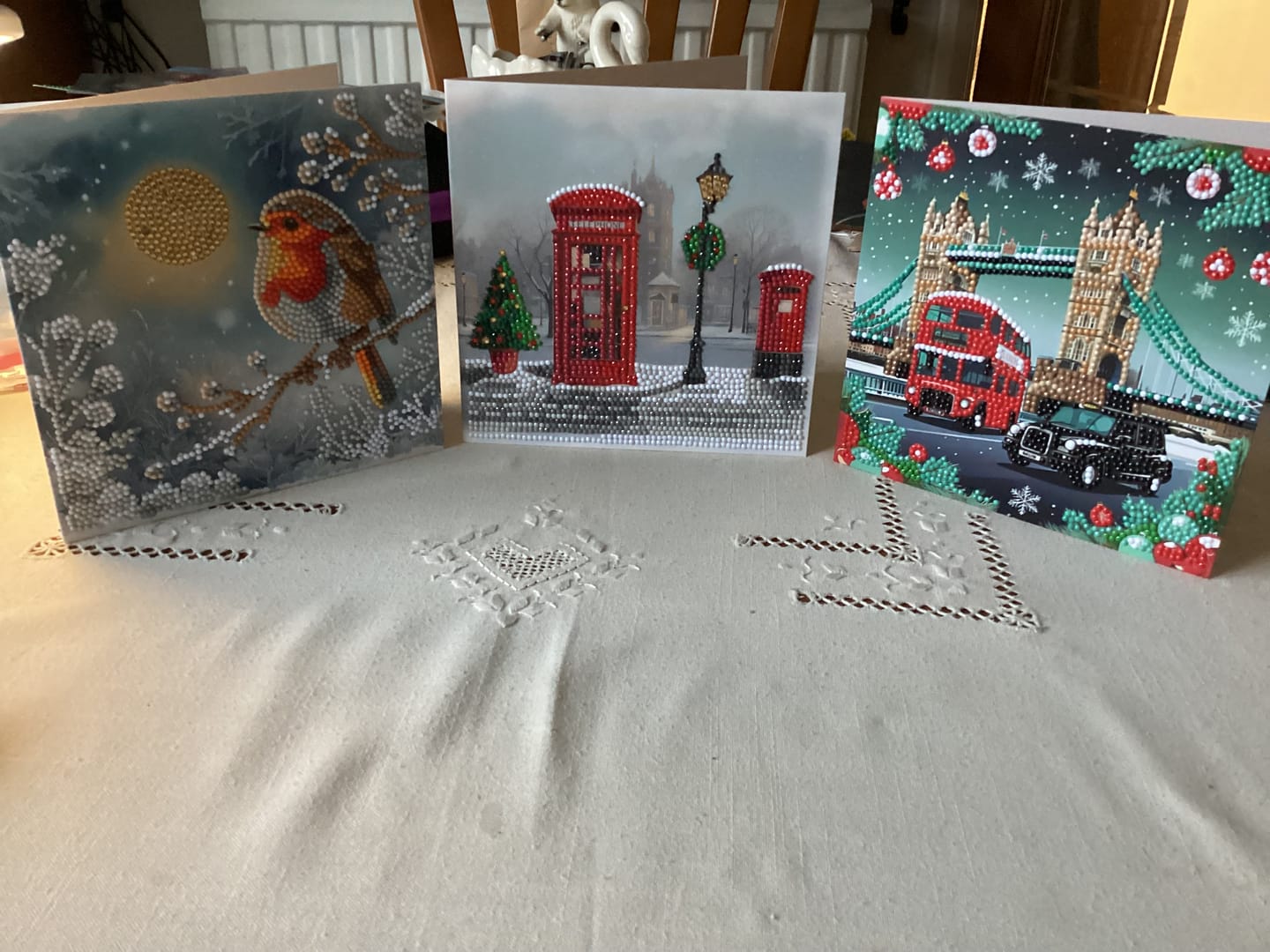 Customer photo review of 2025 Limited Edition 'Festive Best of British' Set of 8 Cards