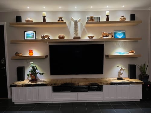 Customer photo review of Mini Downlights Led 12V with Remote Control 1W Spotlight Leds Dimmable Stairs Cabinet Lights 220V Recessed Spot Ceiling Lighting