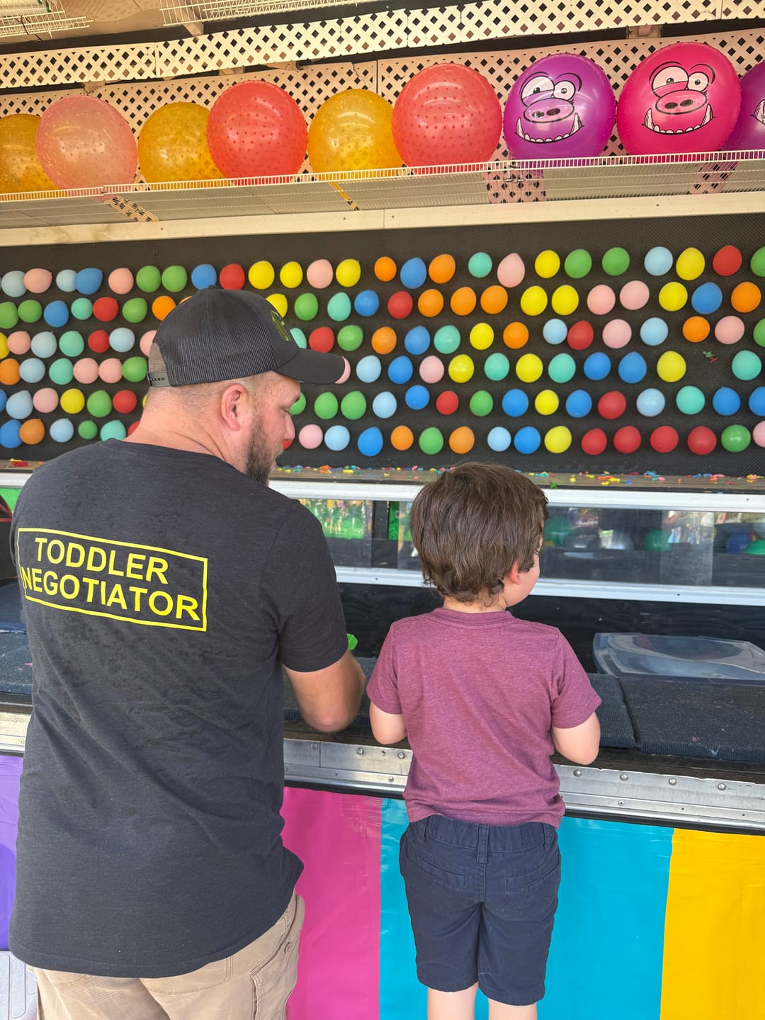 Customer photo review of Toddler Negotiator T-Shirt