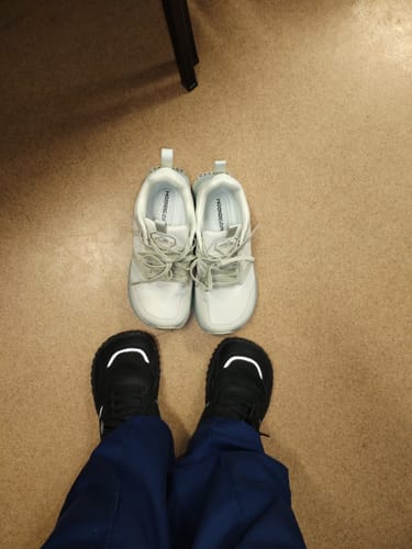 Customer photo review of Aurora - Wide Toe Sneakers