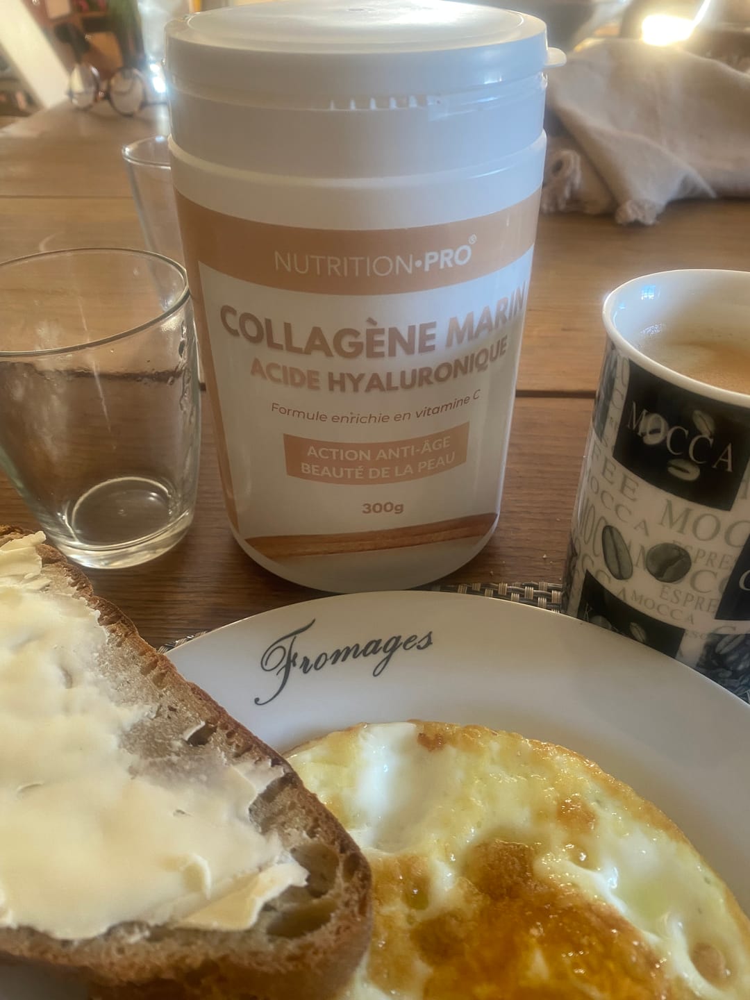 Customer photo review of COLLAGÈNE MARIN NATICOL® / ACIDE HYALURONIQUE (EN POUDRE) - 300G