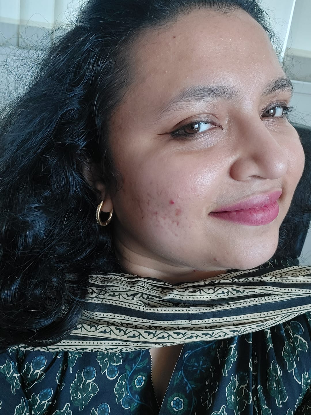 Customer photo review of GoldCrush Pave Luxe Hoops