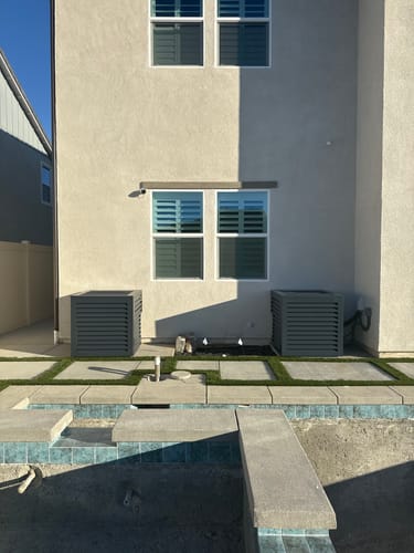 Customer photo review of Central AC Cover - Charcoal