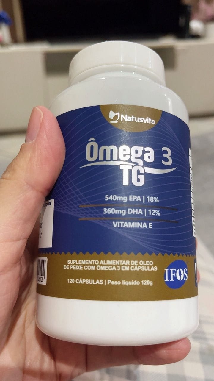 Customer photo review of Ômega 3 TG Selo IFOS 540mg EPA e 360mg DHA com Vitamina E. Isento de Metais Pesados