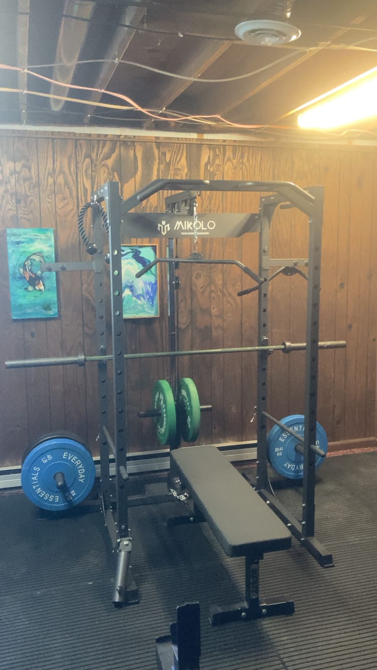 Customer photo review of F4 Power Rack with Lat Pull Down System