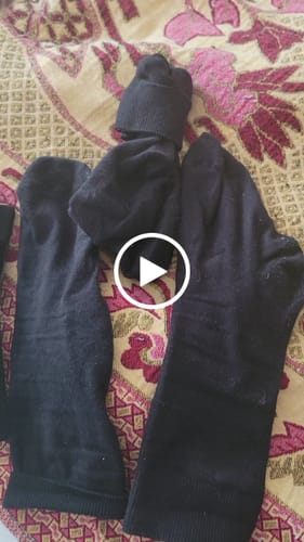 Customer video review of 2 PAIR Vagden 80% Cotton Black Dress Socks (CLEARANCE)