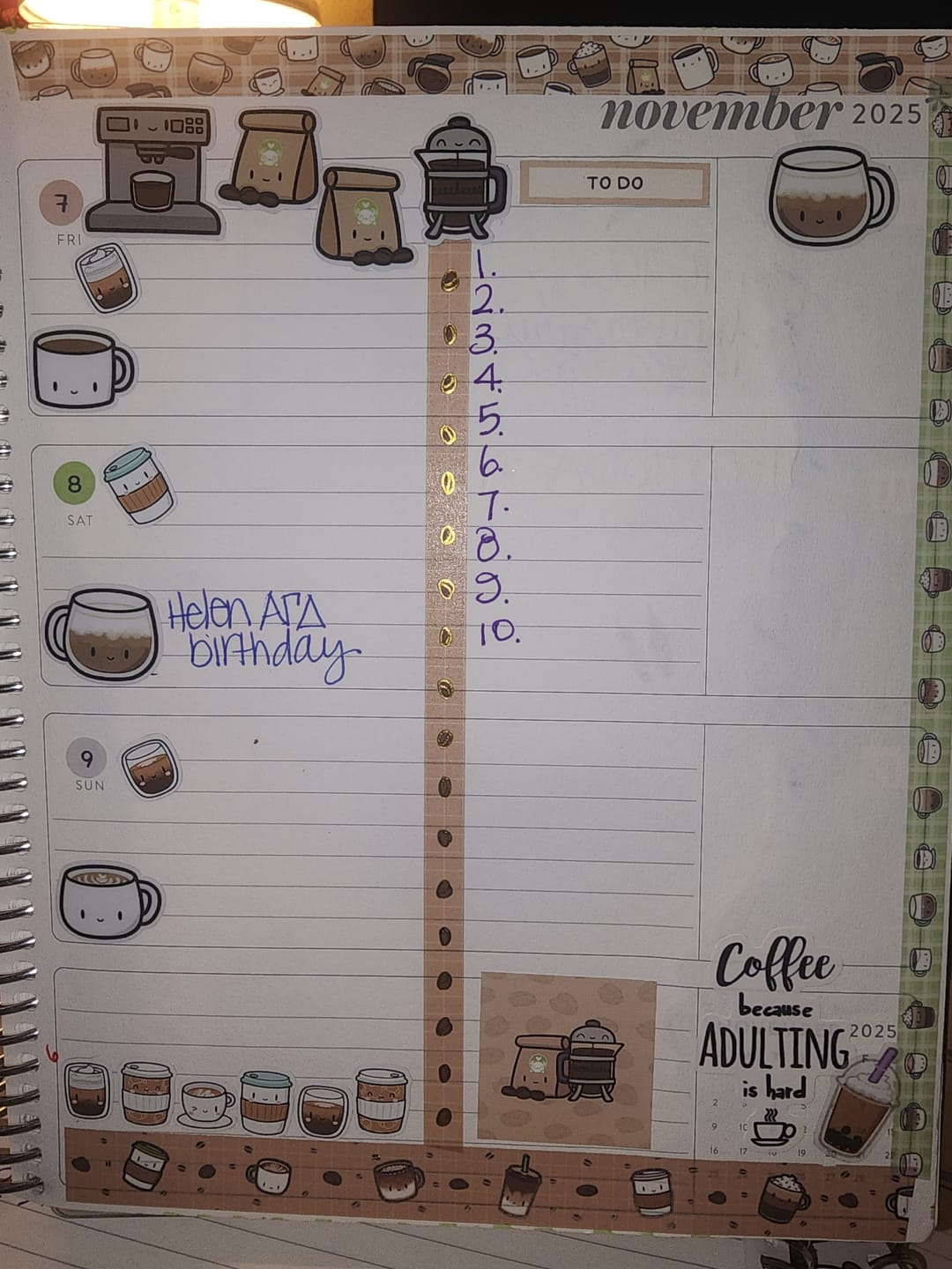 Customer photo review of Coffee Lovers Variety Sticker Pack