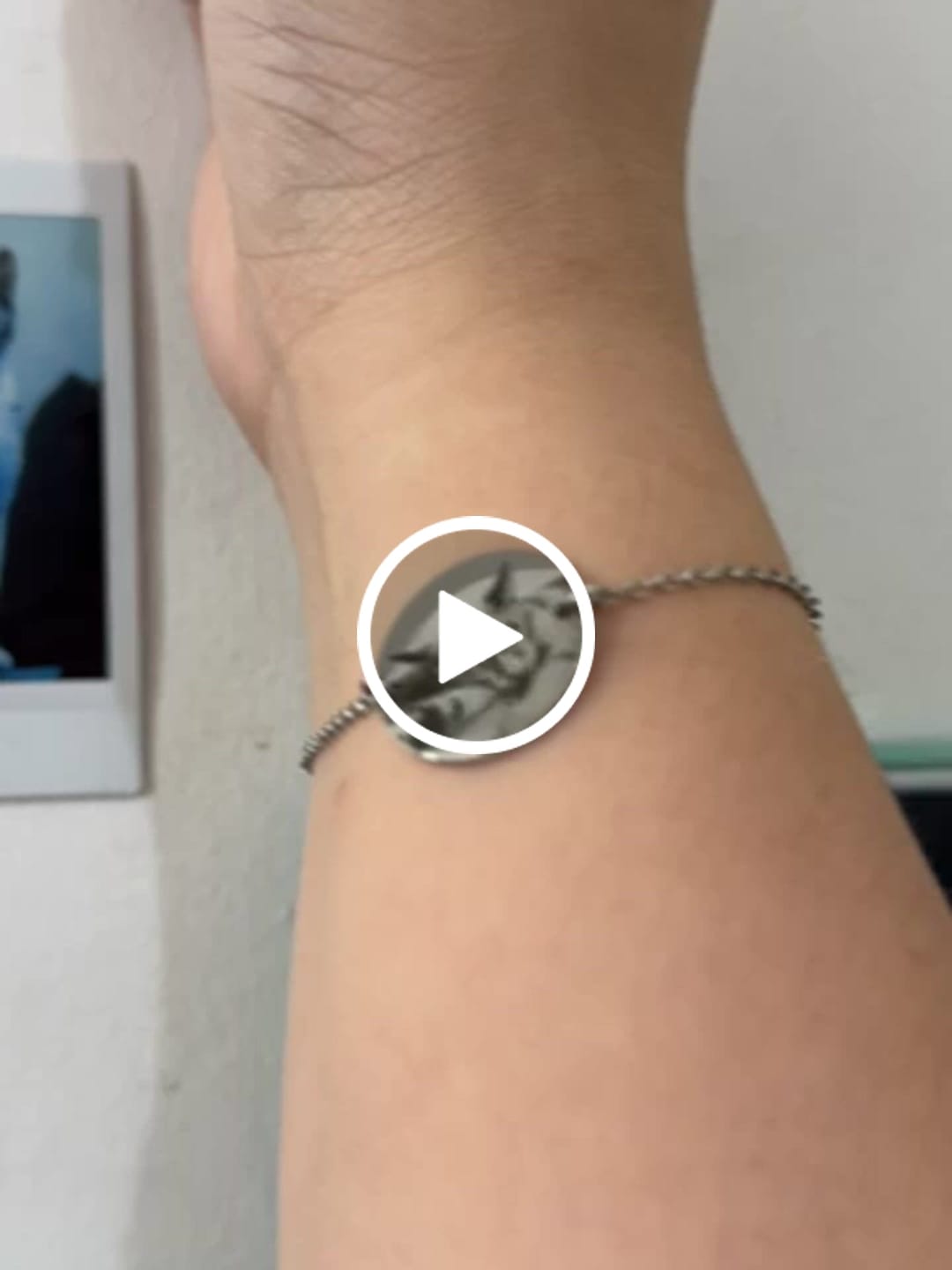 Customer video review of Printave™ Personalized Round Bracelet