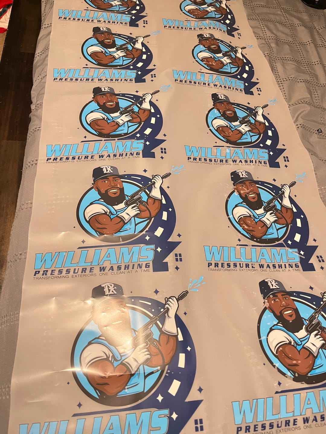 Customer photo review of Custom DTF Gang Transfer Rolls - Multiple Sizes - Upload Ready to Print Gang Sheet
