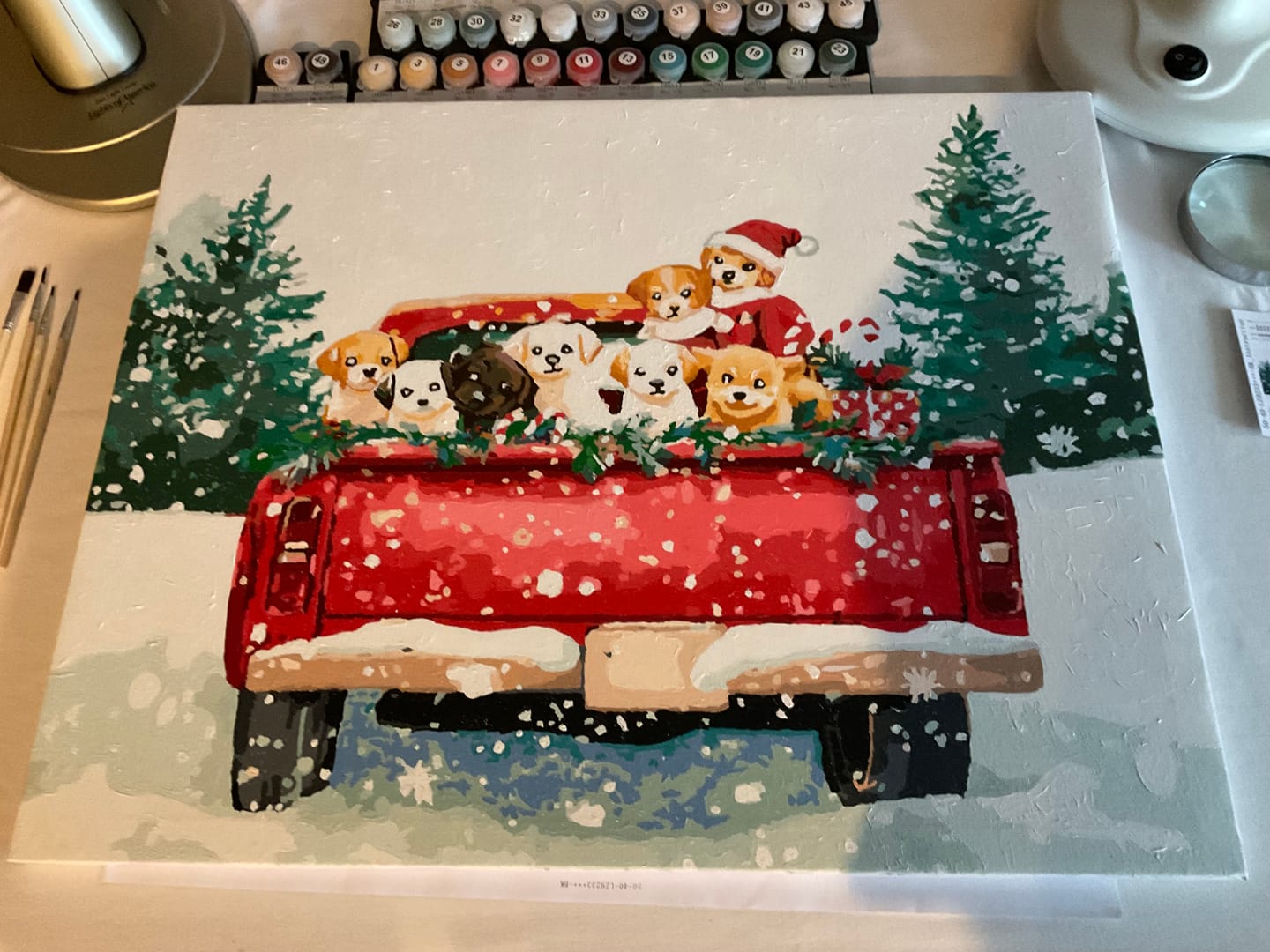 Customer photo review of Puppy Christmas Delivery