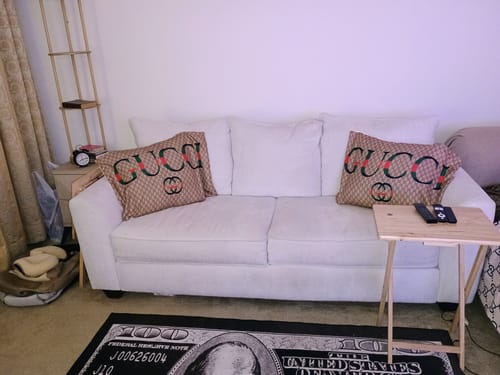 Customer photo review of gucci bedding set dark beige Luxury bed sheets