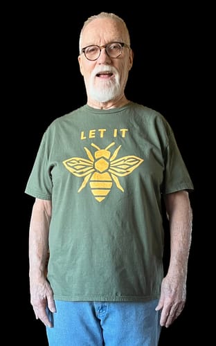 Customer photo review of Let It Bee T-Shirt