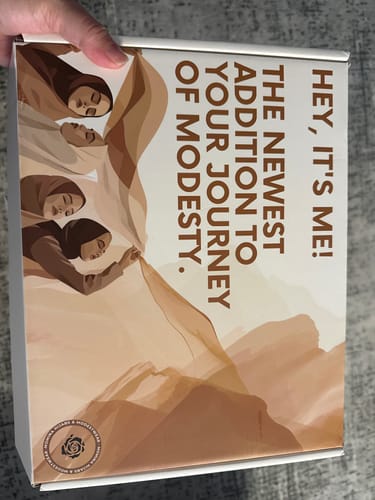 Customer photo review of Premium Maxi Jersey Hijab - Brownie