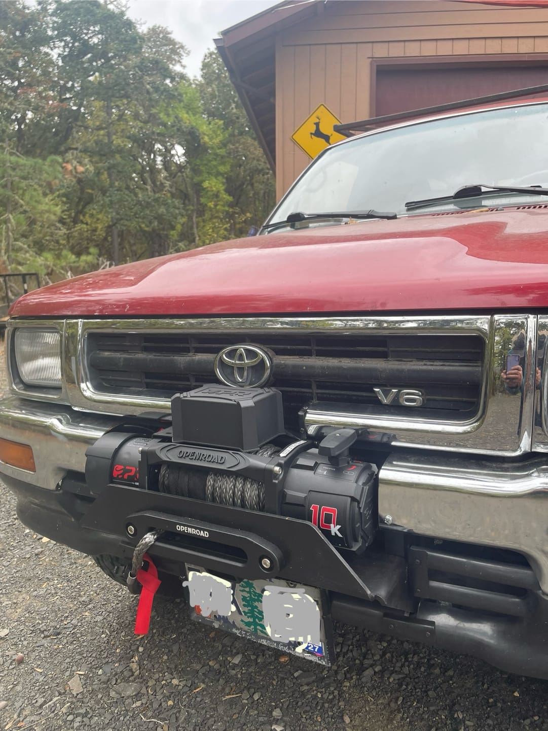 Customer photo review of OPENROAD 10,000lbs Electric Winch with Synthetic Rope-Panther Series 3S