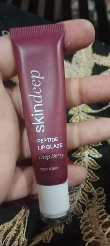 Customer photo review of » Peptide Lip Glaze (100% off)