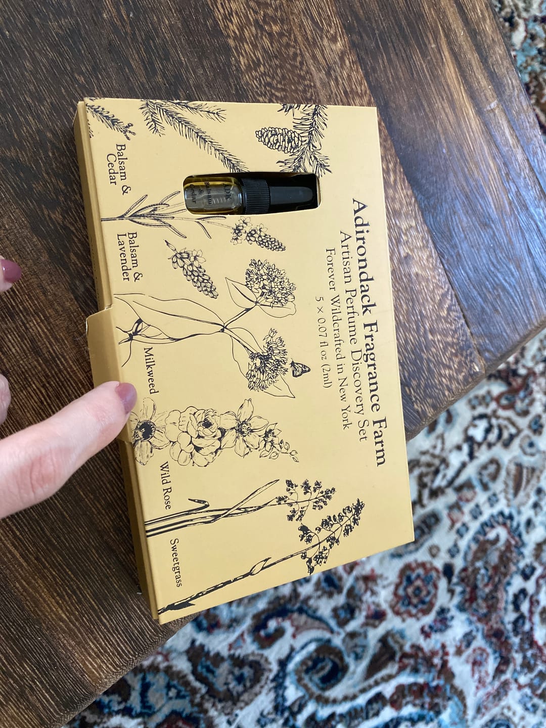 Customer photo review of Artisan Perfume Spray Discovery Set 0.07 oz x 5
