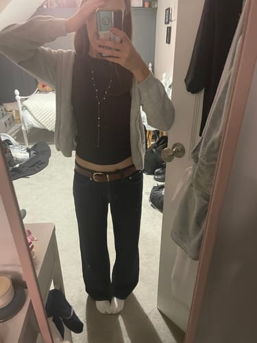 Customer photo review of Skye Rainbow Chunky Star Hoop Earrings