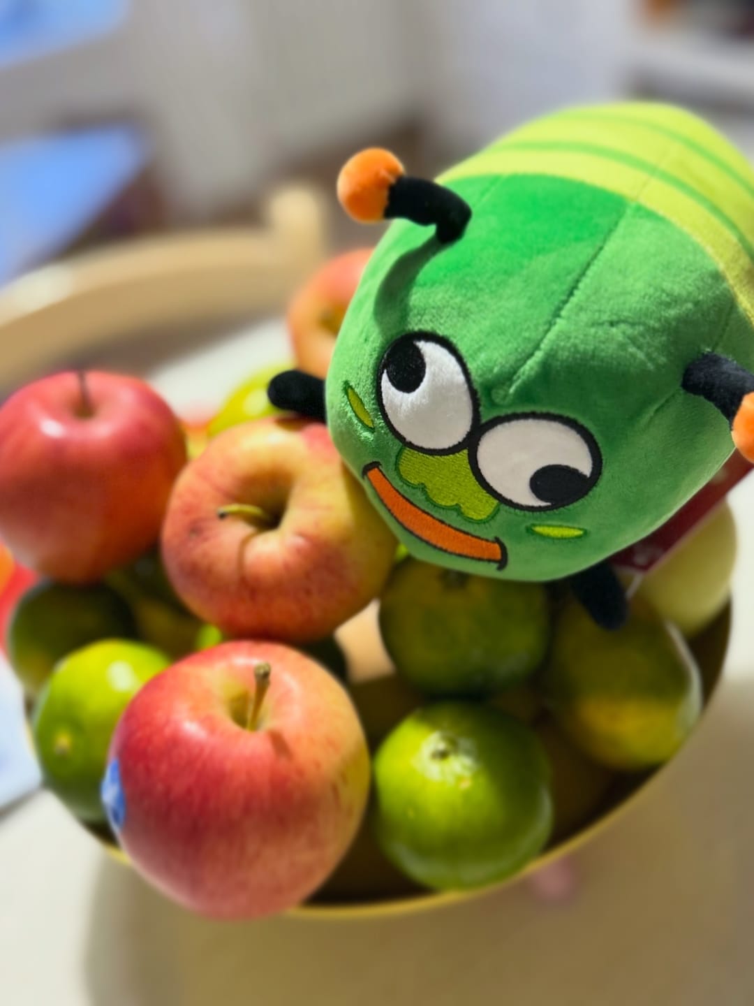 Customer photo review of Peluche Bruco Gianluco + Albo Fumetti e Canzoni!