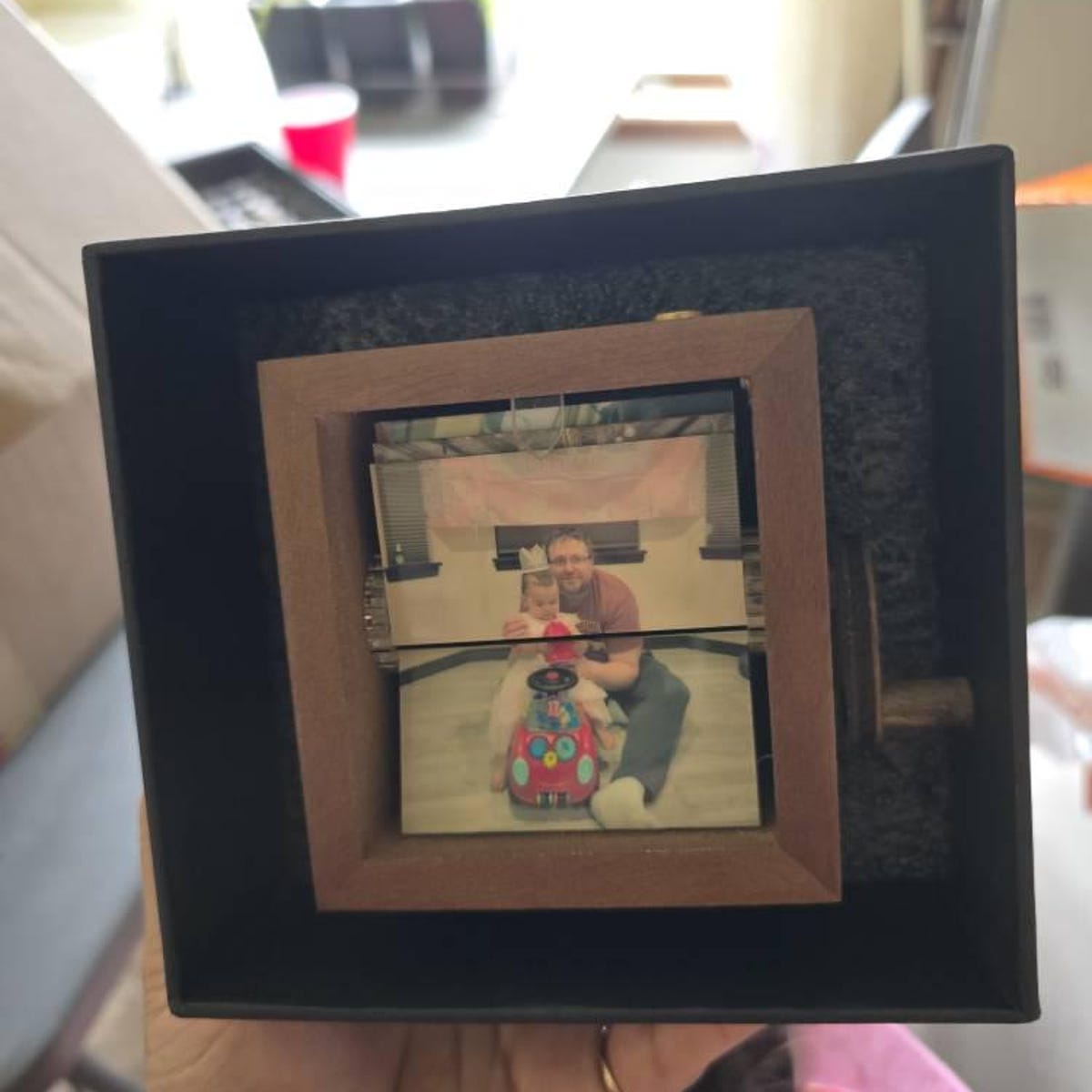 Customer photo review of Custom Photo Flipbook Frame