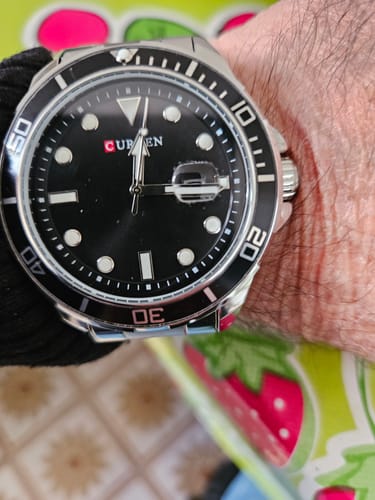 Customer photo review of Curren Sub® orologio uomo acciaio