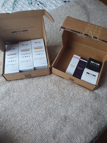 Customer photo review of Pack Shampoo Anticaída + Acondicionador