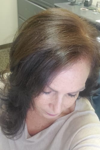 Customer photo review of Instant Dye Shampoo