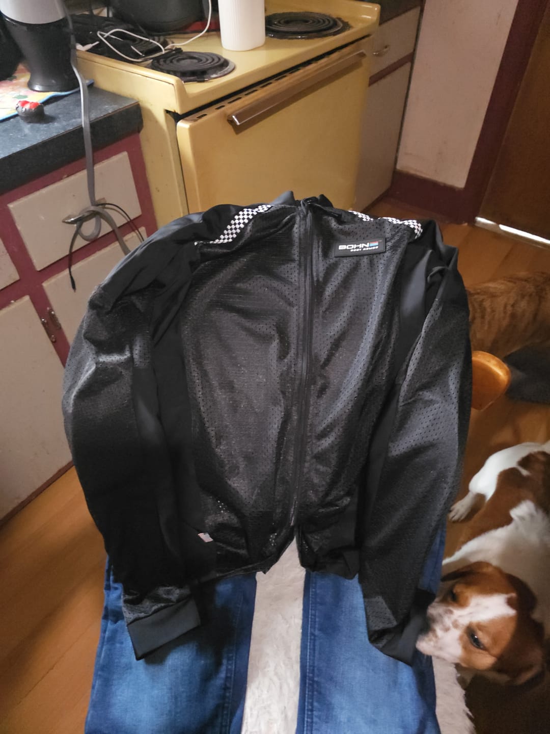 Customer photo review of Airtex™ Armored Motorcycle Shirt - Black