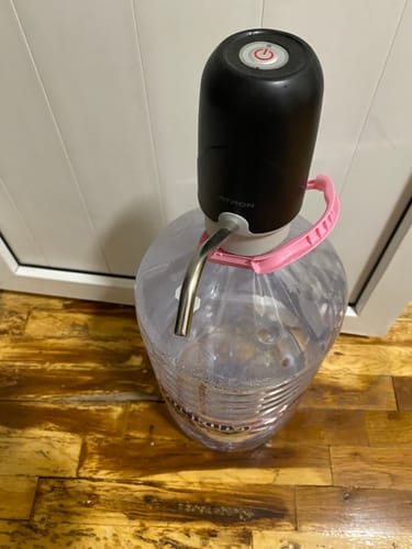 Customer photo review of Електрическа помпа за вода, Диспенсър за вода с уплътнение за всякакви бутилки - Atron AP106