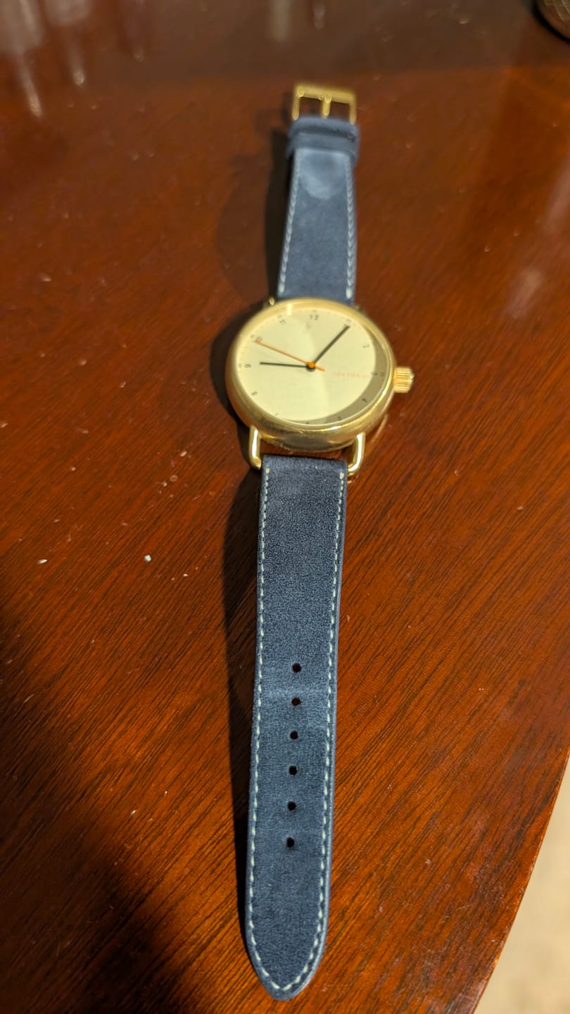 Customer photo review of Petrol Blue Suede