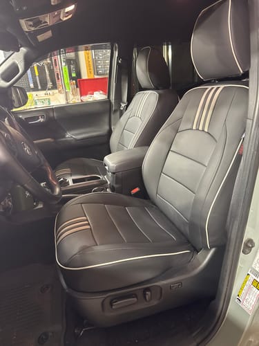 Customer photo review of Premium Custom-Fit Seat Covers