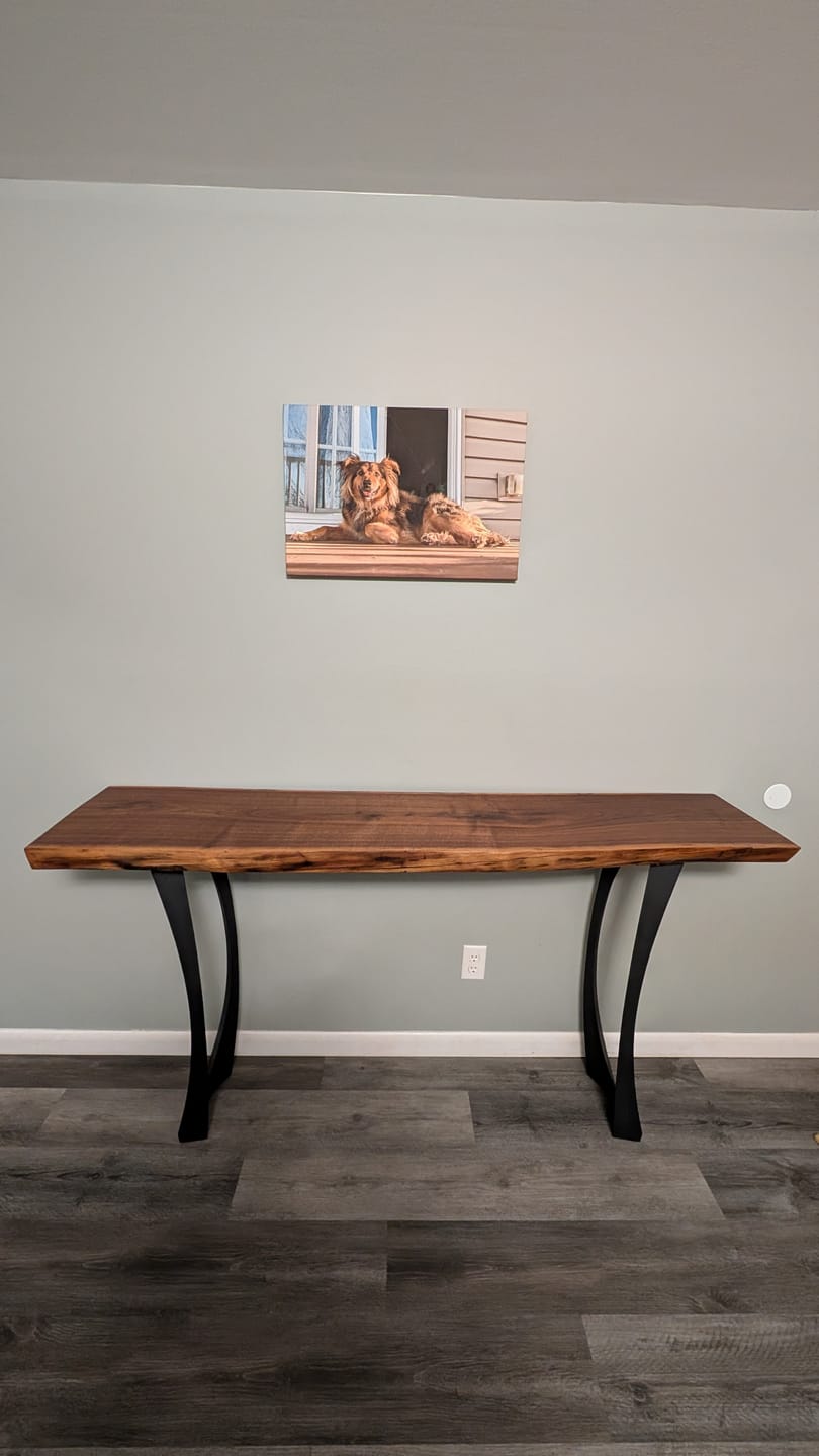 Customer photo review of Counter Table Legs 603 Cleo 34.3" H Modern DIY Furniture