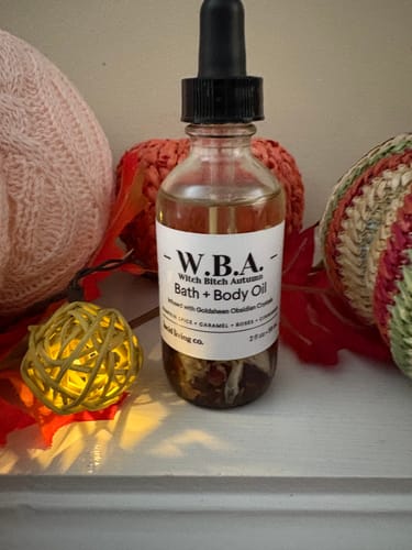Customer photo review of W.B.A. Witch Bitch Autumn Bath & Body Oil
