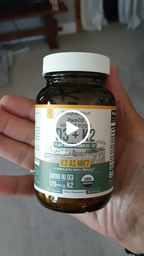 Customer video review of Vitamin D3 5,000 IU + K2 120 MCG