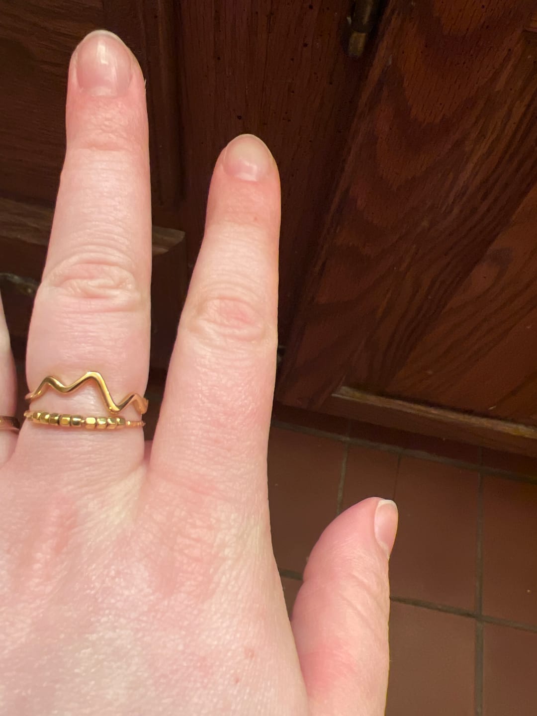 Customer photo review of Alison Fidget Ring