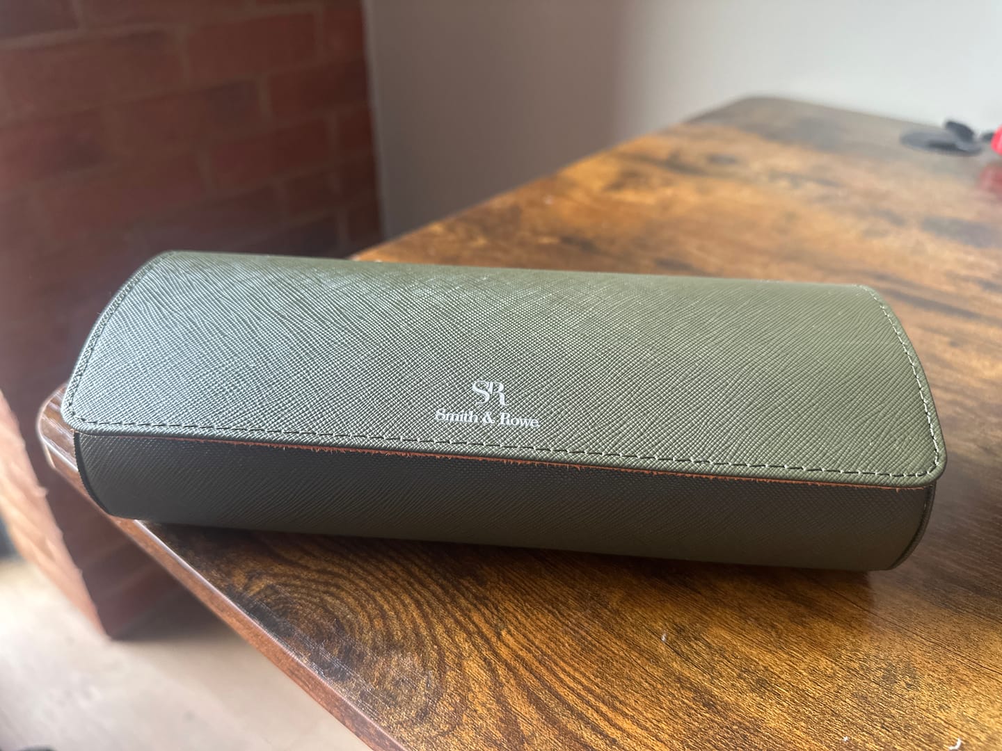 Customer photo review of Olive Green watch roll - 3 watches