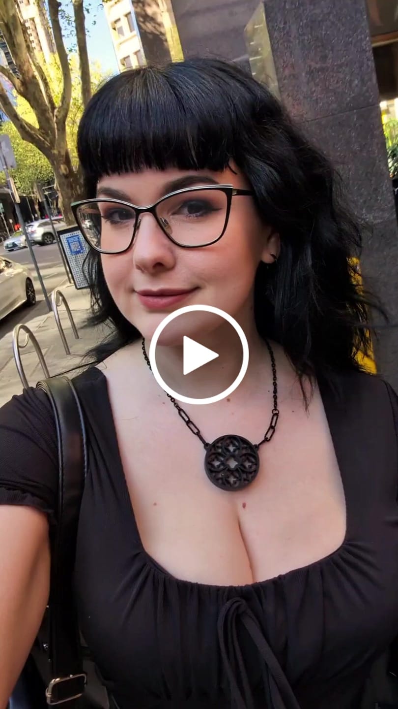 Customer video review of Sanctum Rosa Gothic Cathedral Window Necklace