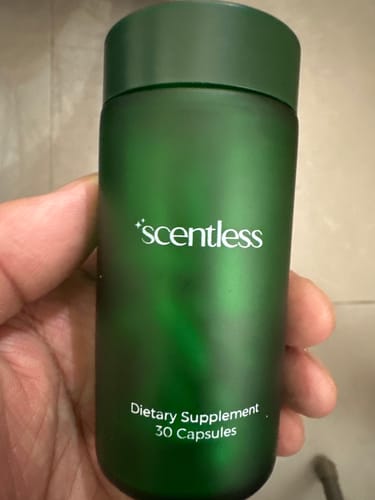 Customer photo review of Scentless Deodorant Supplement