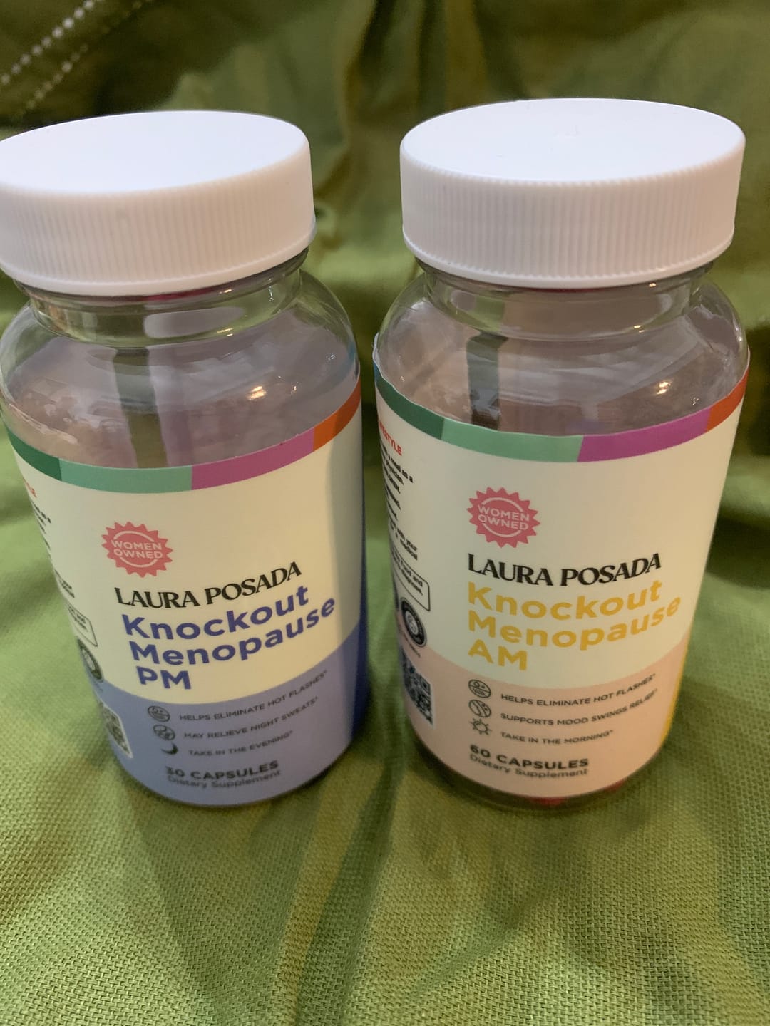 Customer photo review of Combo Knockout Menopause 24 / 7 | Alivio Síntomas Menopausia AM y PM