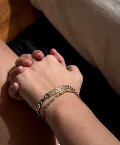 Customer photo review of Pulsera Eslabones Personalizada