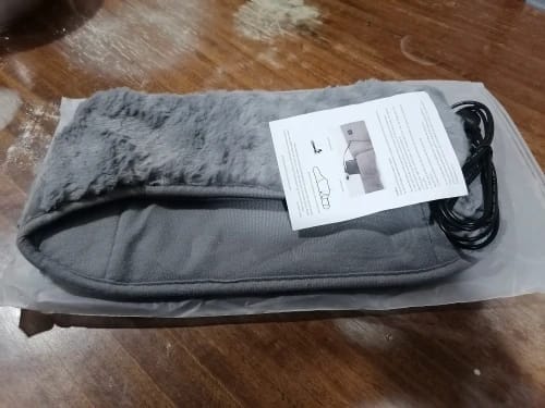 Customer photo review of 3-Level Electric Heating Pad – Waist Warmer & Portable Heat Belt