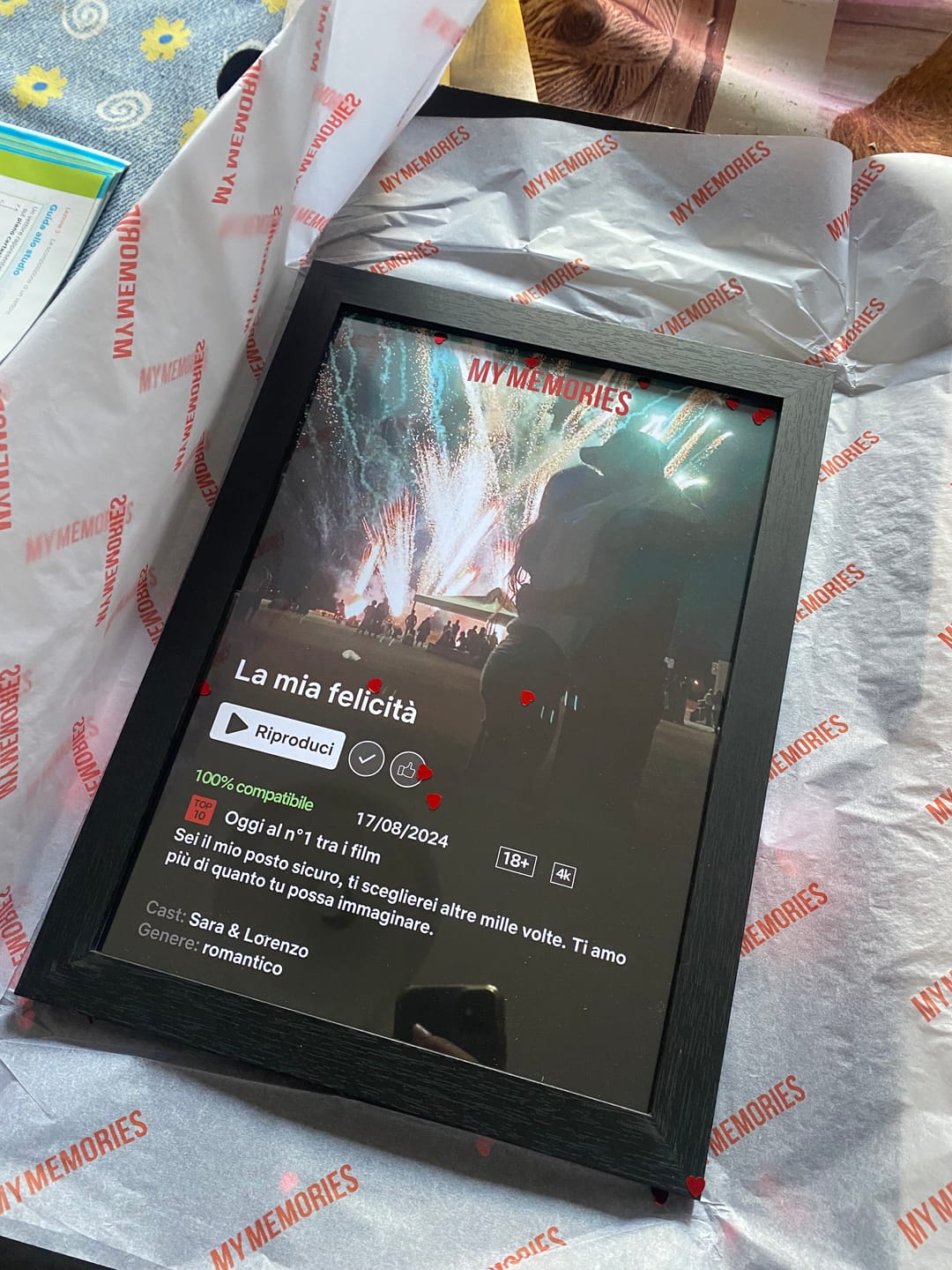 Customer photo review of MyMemories - Poster Netflix