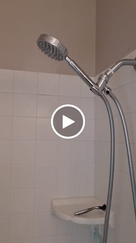Customer video review of 1-Spray Handheld Shower Head Set